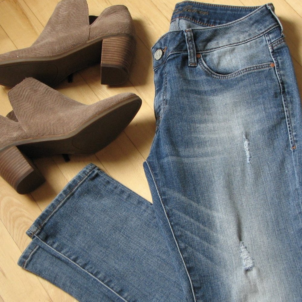 Mavi Angie Skinny Jeans Distressed 28